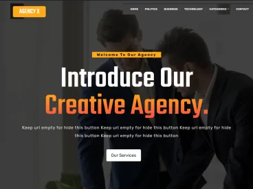 AgencyX WordPress Theme