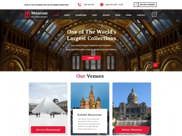 Art Gallery Museum WordPress Theme